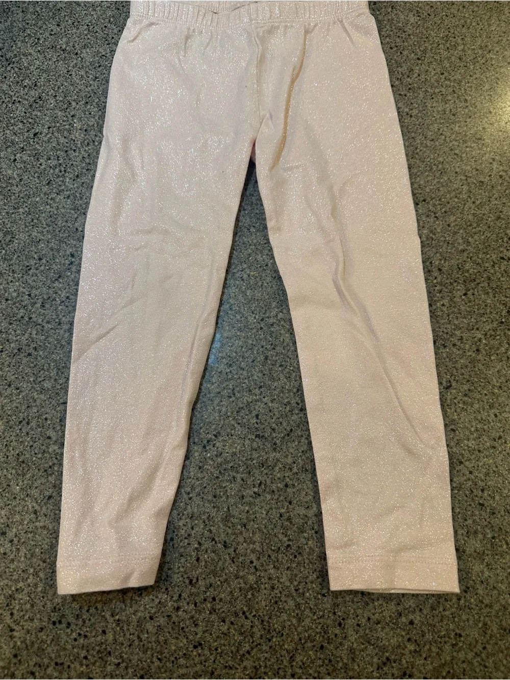 Old Navy Pale Pink Girls' Sparkle Leggings